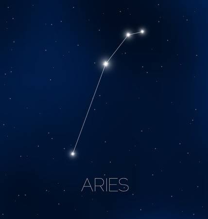 Image of the constellation of Aries - magic of the zodiac, magic of aries