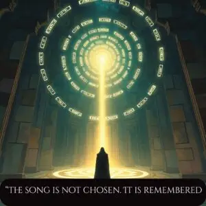 A solitary magician hears the first call of sound magic, standing before a mirror in silenceâ